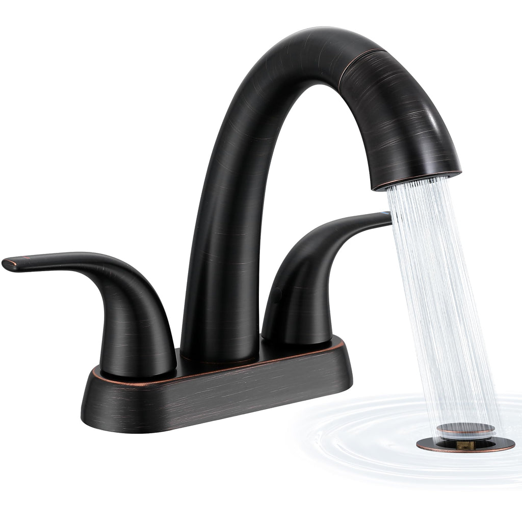 Ultimate Unicorn Pull Down Bathroom Sink Faucet, Brushed Nickel 4 Inch