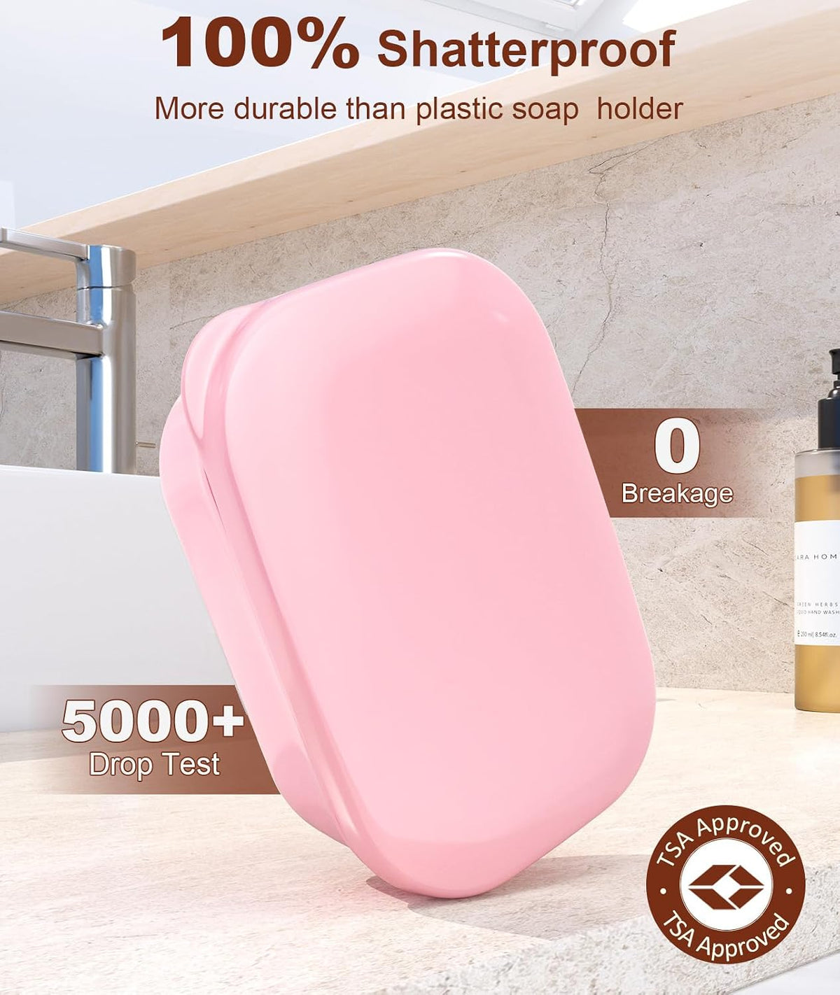 Quatish 3 Pack Travel Soap Case Leakproof, Portable Travel Bar Soap Holder Container with Lid for Camping, Gym, Multicolor