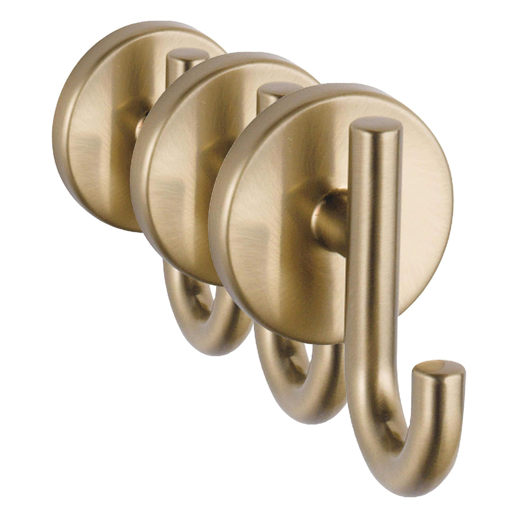 Delta Single Towel Hook for Bathroom or Kitchen| Champagne Bronze | Trinsic Accessories