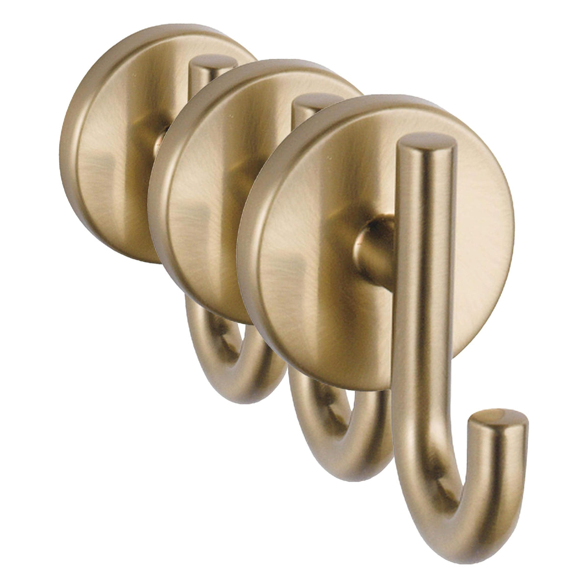 Delta Single Towel Hook for Bathroom or Kitchen| Champagne Bronze | Trinsic Accessories