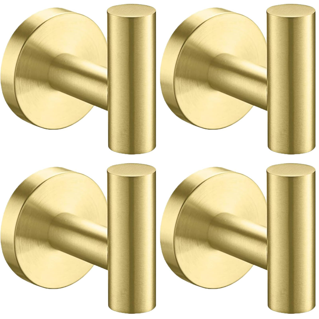 Nolimas Towel Coat Hook Matte Black SUS304 Stainless Steel Bathroom Clothes Cabinet Closet Sponges Robe Hook Wall Mounted Round Kitchen Heavy Duty Door Hanger 2 Packs