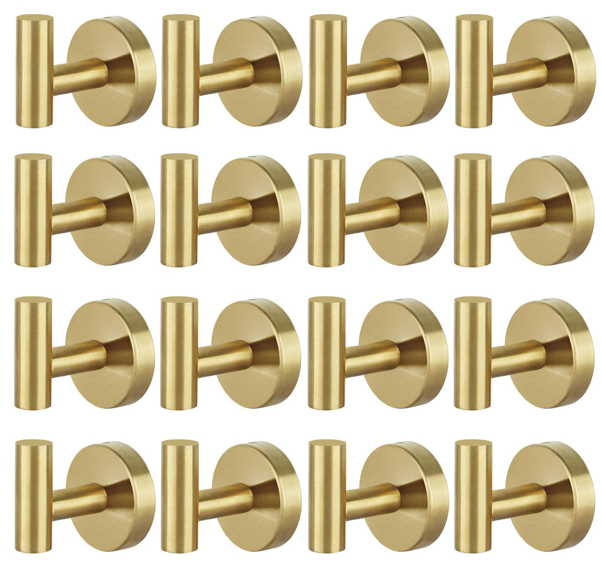 Towel Hooks Bathroom Coat Robe Wall Hook Heavy Duty Door Hanger Towel Robe Clothes Cabinet Closet Sponges Rack for Bathroom Bedroom Kitchen Hotel Pool 4 Packs Black(Drilling Installation)