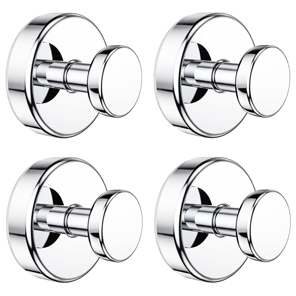 Vacuum Suction Cup Hooks for Shower, Shower Hooks for Inside Shower Glass Window, Mirror, No Drill Towel Hooks for Bathrooms, Bath Robe Coat Looafh Wreath Hook for Hanging - 2 Pack, Black