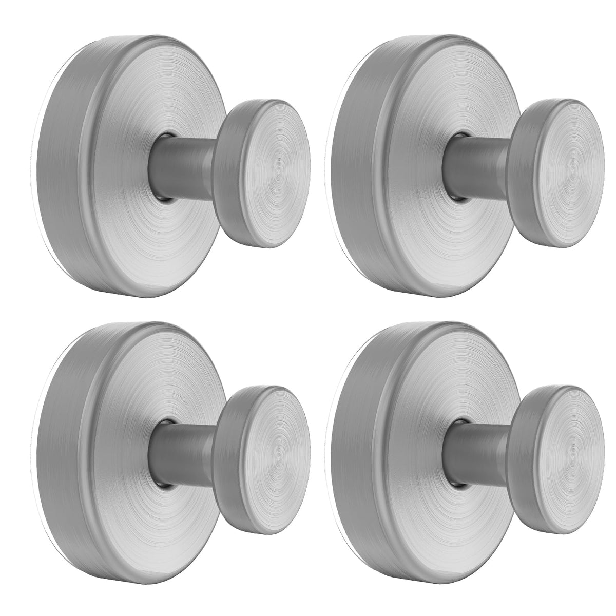 Vacuum Suction Cup Hooks for Shower, Shower Hooks for Inside Shower Glass Window, Mirror, No Drill Towel Hooks for Bathrooms, Bath Robe Coat Looafh Wreath Hook for Hanging - 2 Pack, Black