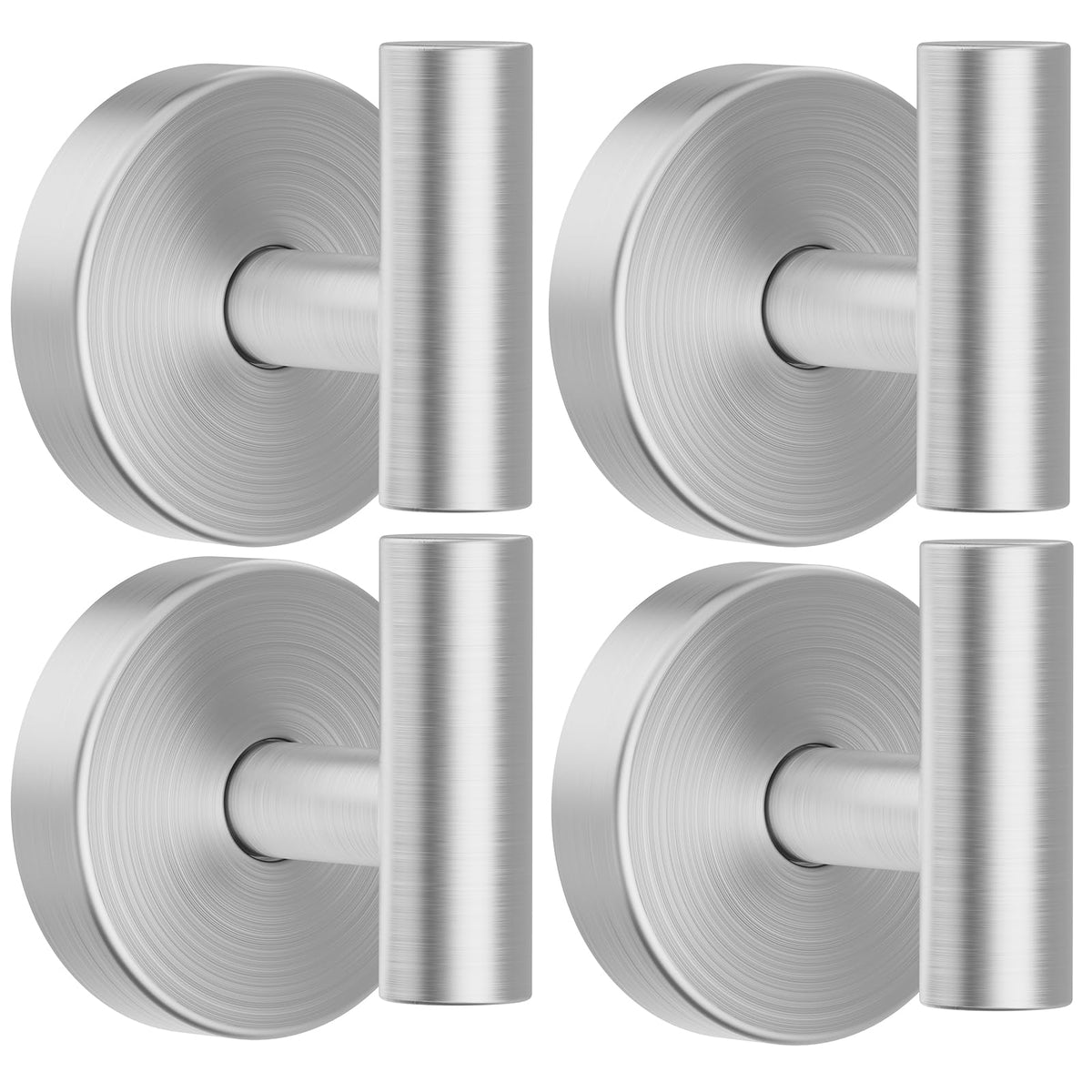 Vacuum Suction Cup Hooks for Shower, Shower Hooks for Inside Shower Glass Window, Mirror, No Drill Towel Hooks for Bathrooms, Bath Robe Coat Looafh Wreath Hook for Hanging - 2 Pack, Black