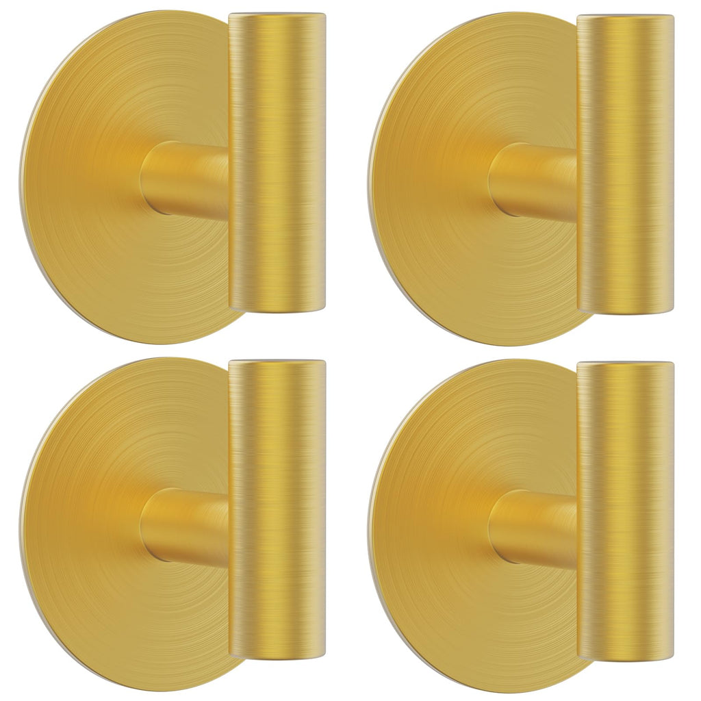 Bntuk Adhesive Wall Towel Hooks, No Drill Waterproof Bathroom Shower Hooks