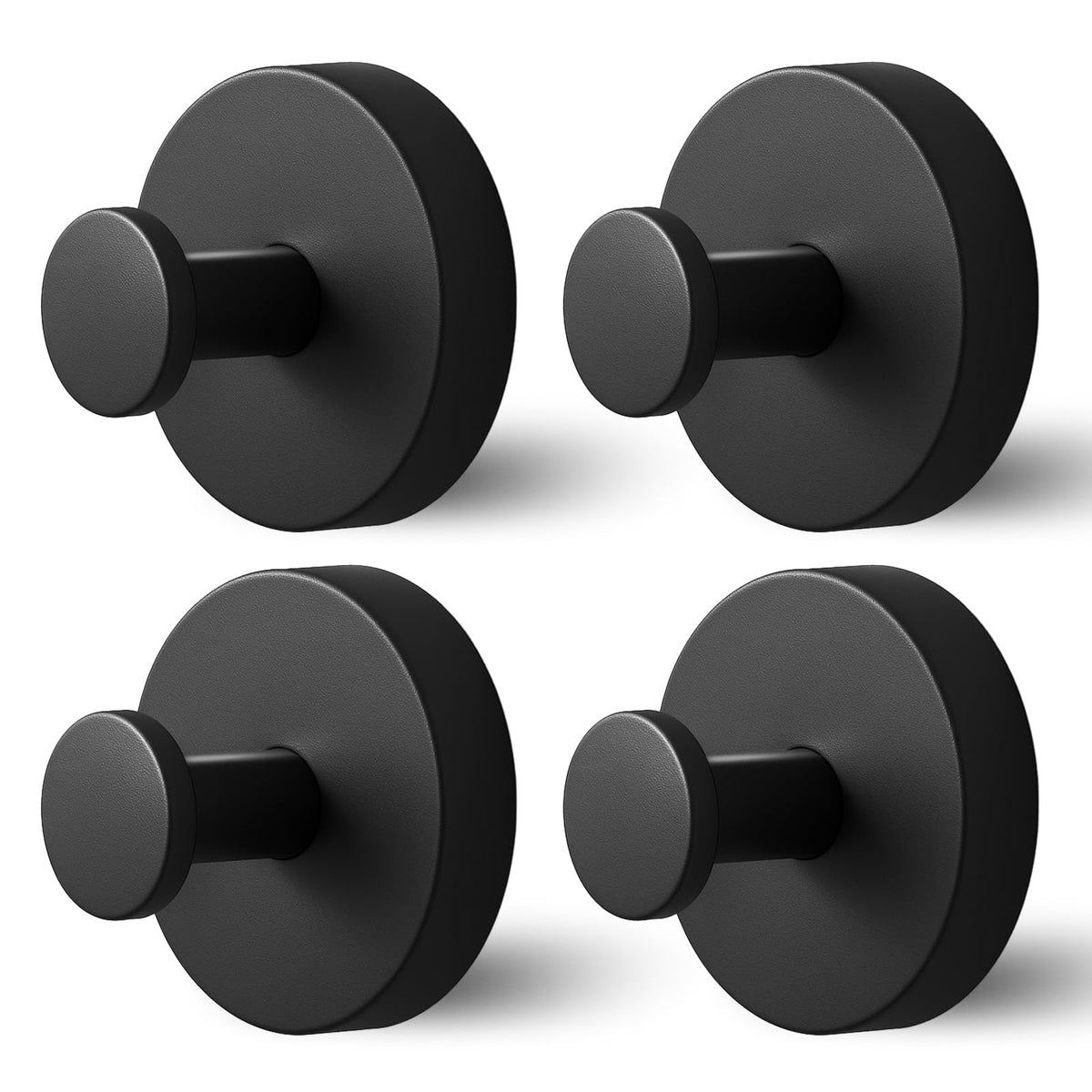 Shower Hooks for Inside Shower,Suction Cup Hooks for Glass Window,Removable Towel Hooks for Bathrooms,4 Packs(Silver)