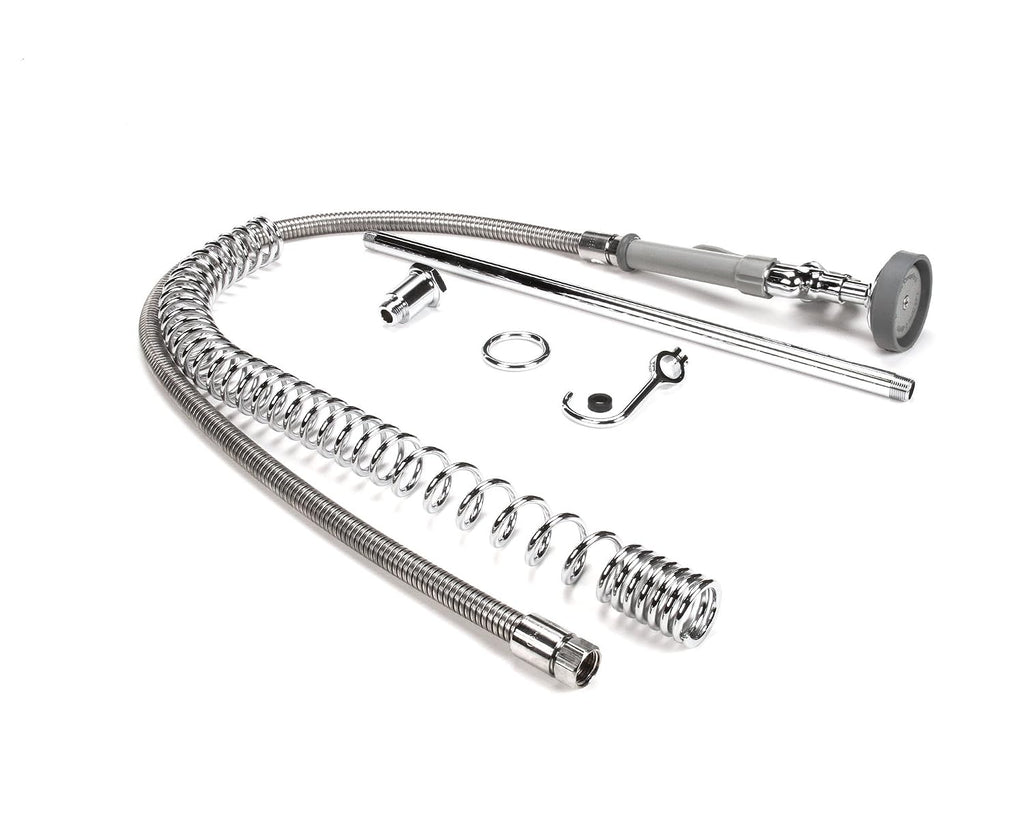 T&S Brass B-0133-LB Pre-Rinse Spring Action with Riser, Hose and Spray Valve