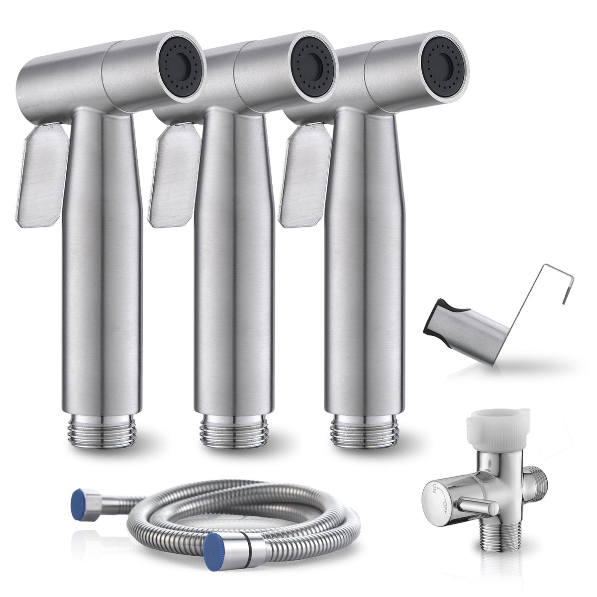 BRITULIF 2-Pack Handheld Bidet Sprayer for Toilet, Adjustable Pressure