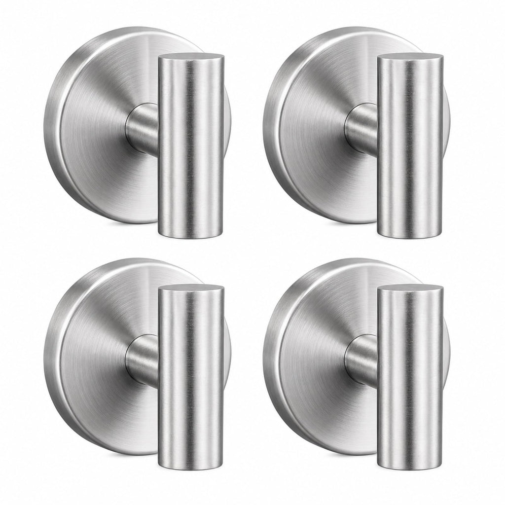 15 lb Suction Cup Hooks for Shower, No-Drill Towel & Robe Hooks