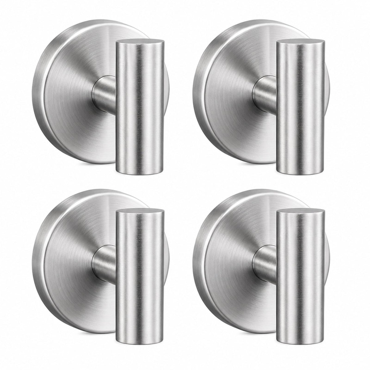 15 lb Suction Cup Hooks for Shower, No-Drill Towel & Robe Hooks