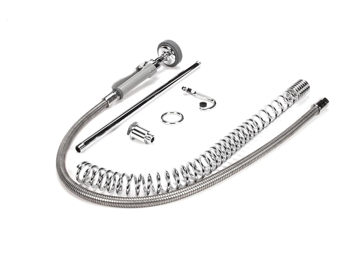 T&S Brass B-0133-LB Pre-Rinse Spring Action with Riser, Hose and Spray Valve