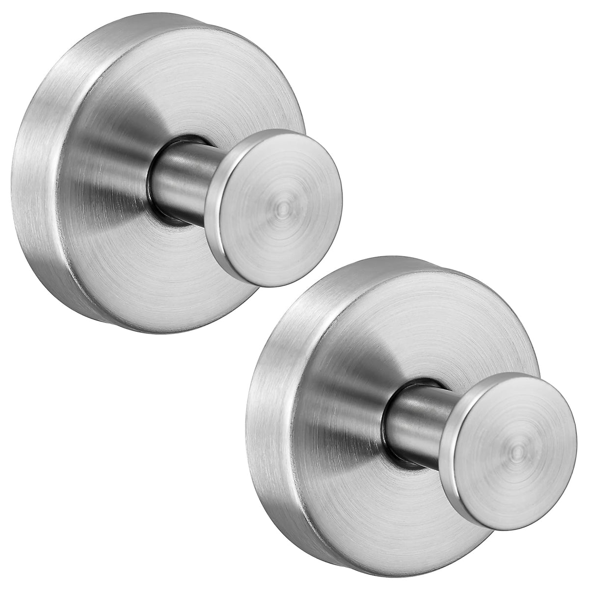 Suction Cup Hooks for Shower,Stainless Steel Towel Hooks No Drill