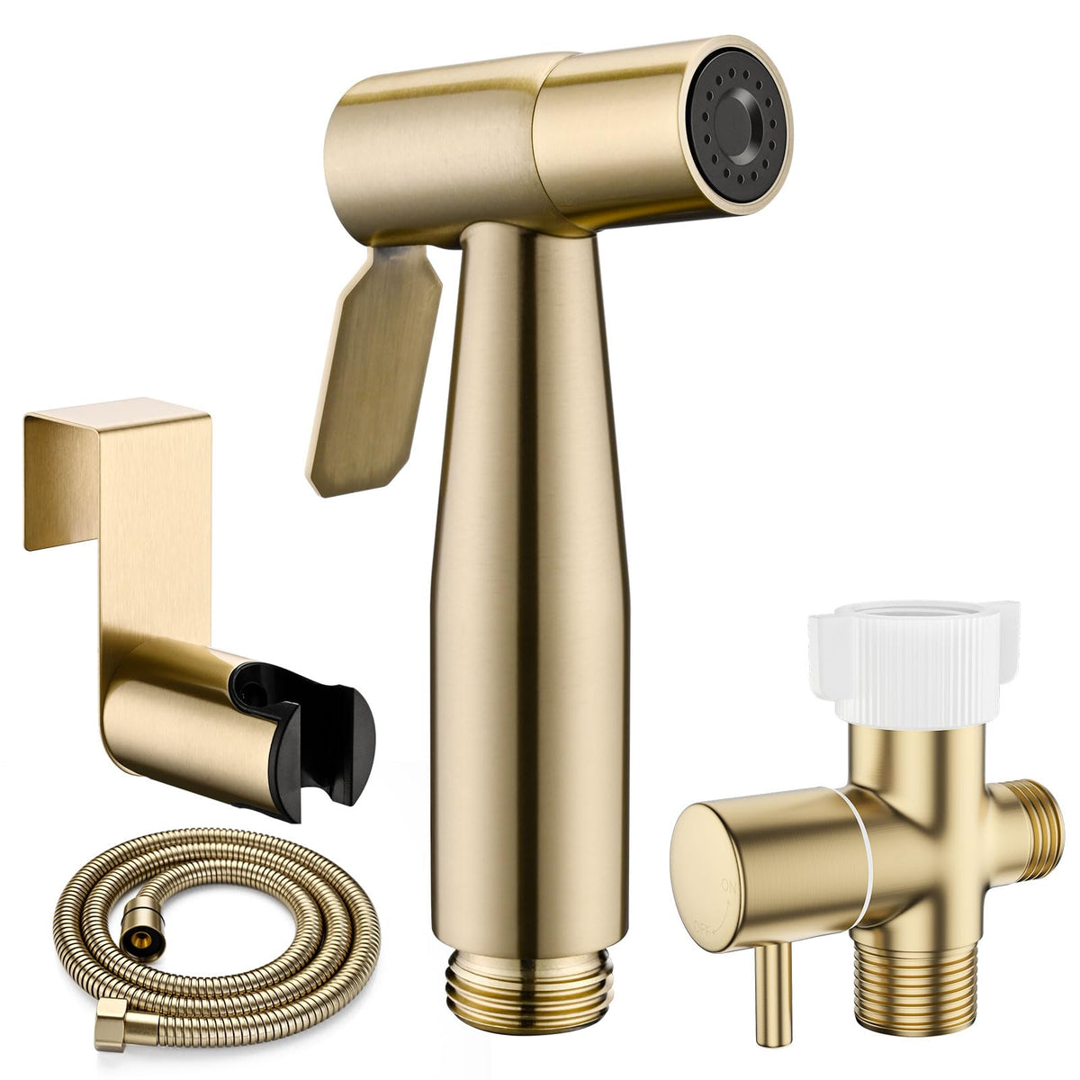 BRITULIF 2-Pack Handheld Bidet Sprayer for Toilet, Adjustable Pressure