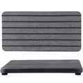 NiuYichee 2 PCS Water Absorbent diatomite Coasters, 8.3" x 4" Water Absorbing Stone Tray for Sink, Stone Drying mat for Kitchen Counter, Stone soap Tray Used for Hand Soaps & toiletries & Plants