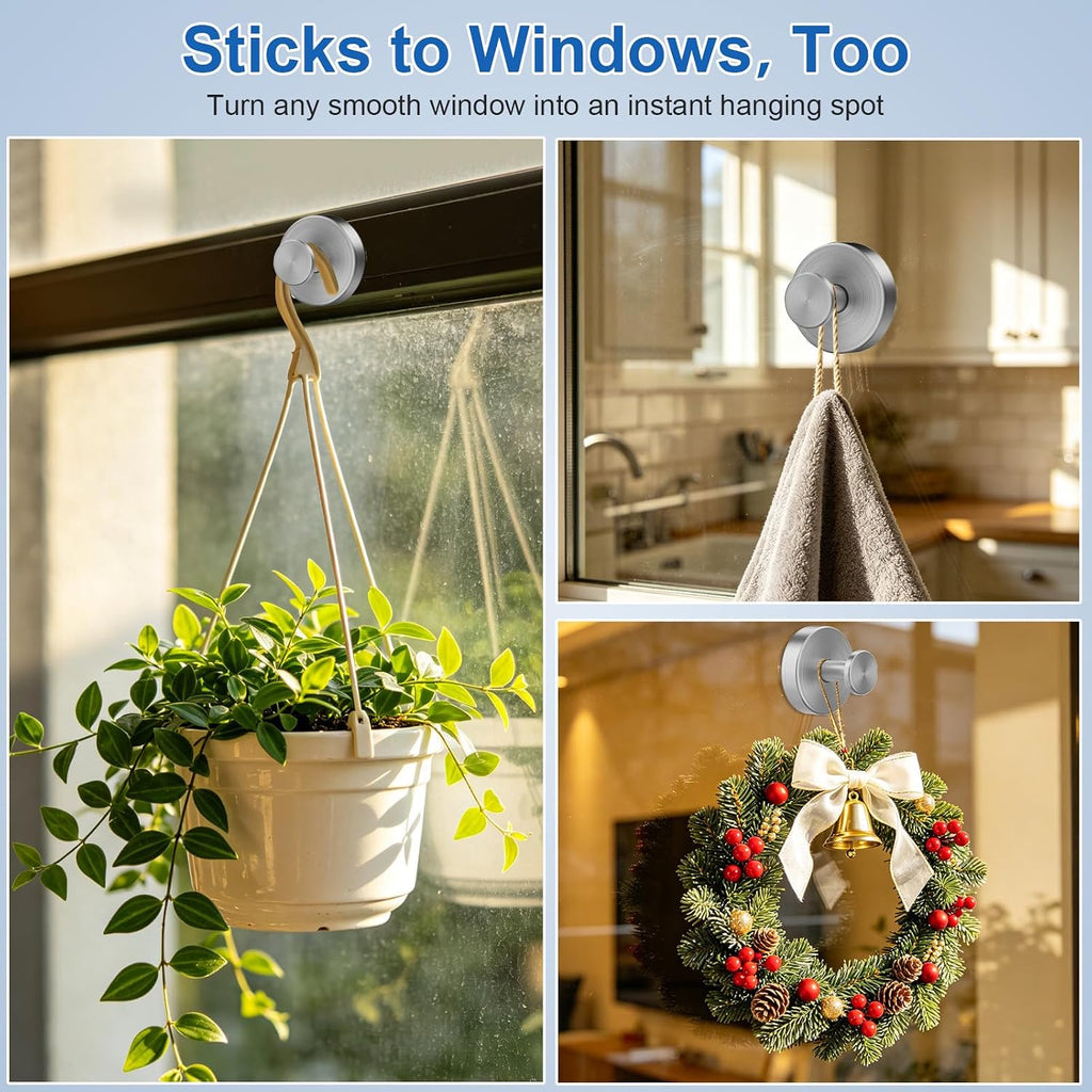 Suction Cup Hooks for Shower, Towel Hooks for Bathroom Inside Shower