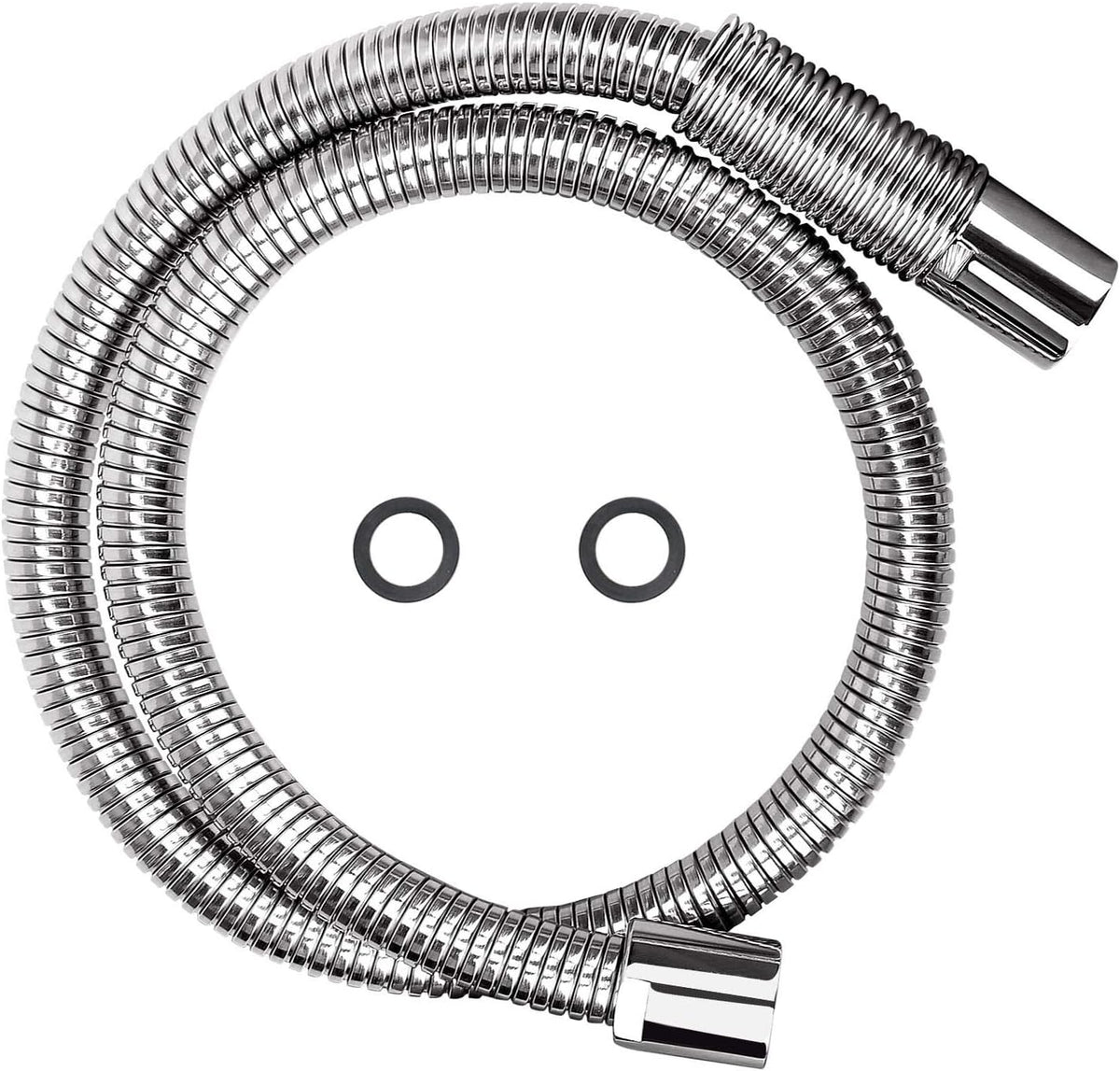 Pre-rinse Hose 38 Inch Flexible Stainless Replacement Hose for All Brand Commercial Kitchen Sink Faucet with 7/8”-20NPT Female Thread (96CM/38”)